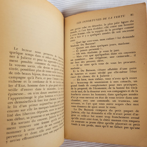 Les Infortunes De La Vertu Sade Gallimard Frances Poche