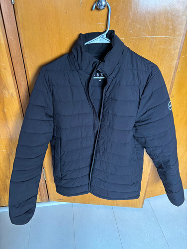 Chamarra Puffer Abercrombie & Fitch Hombre Talla S Negra