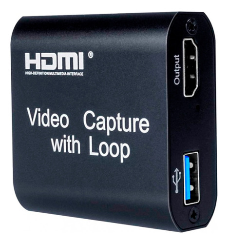 Capturadora De Video Usb 3.0 Hdmi Capture Con Loop Out