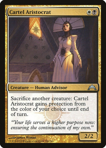 Carta Magic Cartel Aristocrat Gatecrash Mtg