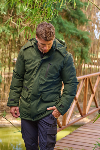 Campera Parka Hombre Impermeable Importada