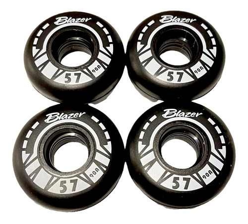 Set De 4 Llantas Ruedas Para Patines Agresivos Marca Blazer 