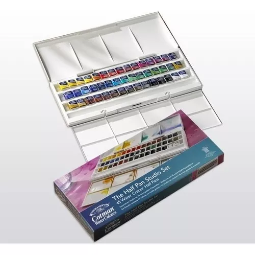 Caja Acuarela en pasta Winsor & Newton x16 colores