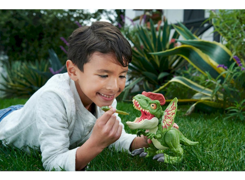 Dinosaurio Jurassic World Lanzamiento Feroz Dilophosaurus Hn