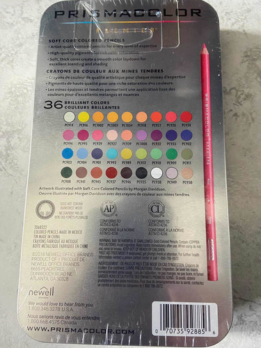 Imagen 5 de 6 de Lapices Prismacolor Premier 36 Colores Importados