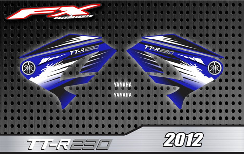 Calcos Yamaha Ttr 230 2012 Fxcalcos