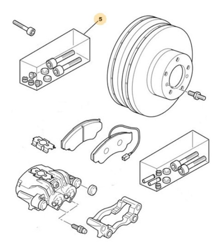 Juego Piezas Plaqueta Frenos Peugeot Boxer Furgon 2.8 D