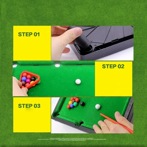 Mini Mesa De Billar Para Interiores, Juego De Mesa Snooker
