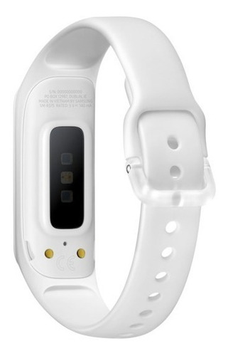 Smartwatch Samsung Galaxy Fit E 0.74'' Blanco Sm-r375 Caja Plateado Bisel Plateado