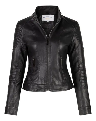 Chamarra Biker Cafe Zara Mujer Original Nueva