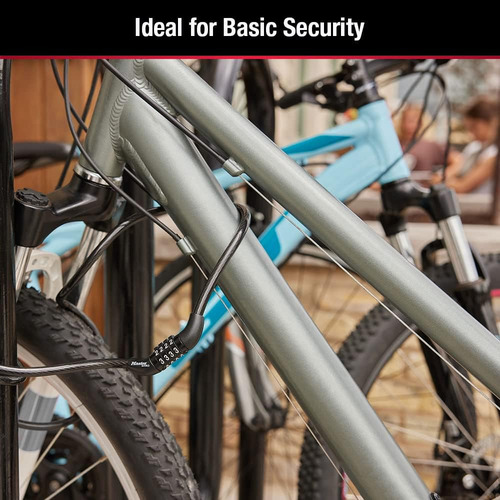 Master Lock 8143t Cable Con Bloqueo Para Bicicleta, Establec