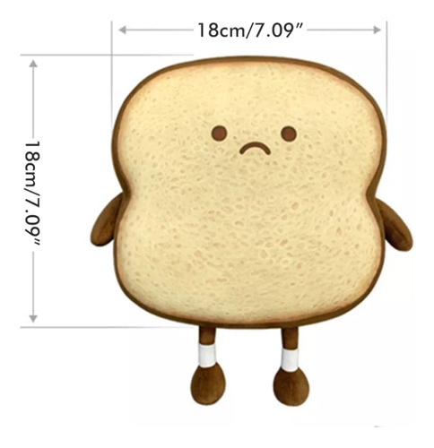 Juguetes De Peluche Creative Bread Slice B
