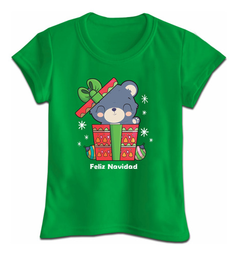 Franela Camisa Feliz Navidad Navideña Niños Algodon