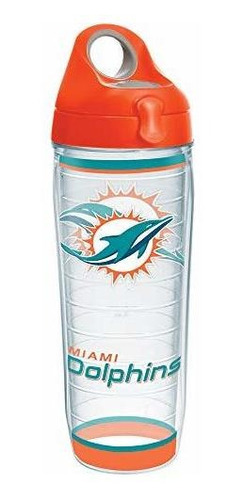 Delfines Nfl Miami Aislados 24 Oz Vaso De Agua Tradiciã...