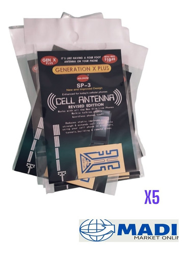 Amplificadora De Señal Antena 2da Generacion Para Celular X5