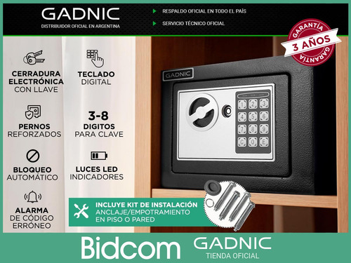 Caja De Seguridad Empotrable Ignifuga Digital Reforzada