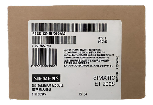 1pc De La Nuevo En Caja Siemens 6es7 6es7131-4bf00-0aa0 131-