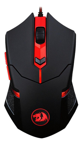 Mouse sem fio Redragon  Gamer M601WL-BA M601WL-BA preto e vermelho