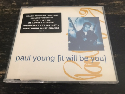 Cd Ep Paul Young / It Will Be You (england) 
