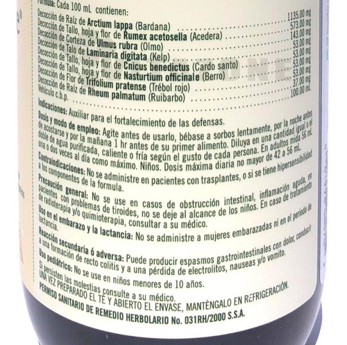 Flor Essence Solución 500 Ml Flora Sabor Herbal