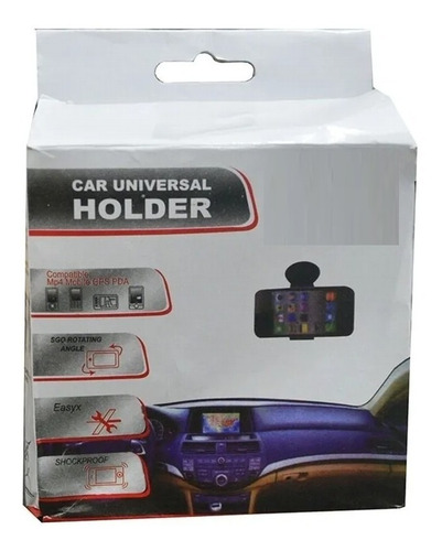 Imagen 2 de 5 de Soporte De Celular Para Auto Con Sopapa Ajustable Universal