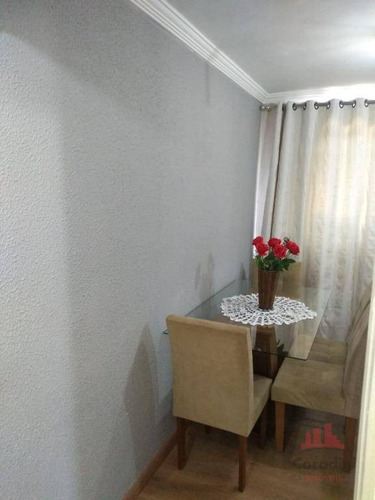 Imagem 3 de 19 de Apartamento Com 3 Dormitórios À Venda, 63 M² Por R$ 185.000,00 - Parque João De Vasconcelos - Sumaré/sp - Ap1147