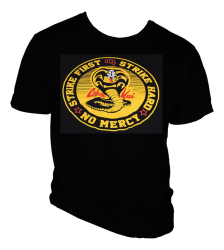 Playera En Oferta Cobra Kai Mod No Mercy Bk