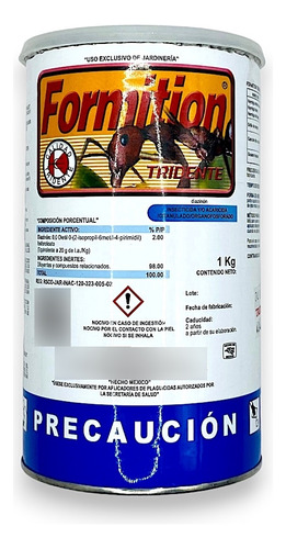 Insecticida A Base De Diazinon Tridente Formition 1kg