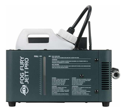 Máquina De Humo Adj Fog Fury Jett Pro 1500w Dmx Color Negro