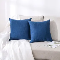 Comprar ''fundas De Cojín De Lino Decorativas 18x18 Para Sala