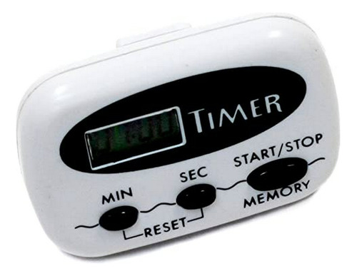 Select 1-piece 99 Minute Digital Timer With Clip, 2.5 Inch, 