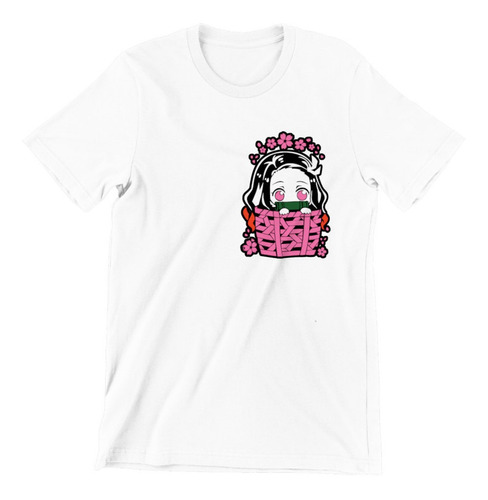 Playera Nezuko Hermosa Chiquita De Bolsillo