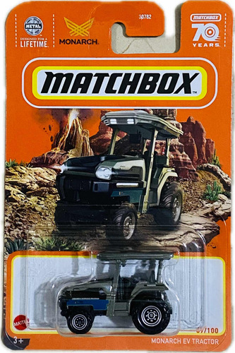 Matchbox 70 Years Monarch Ev Tractor Azul 69/100 | 2024
