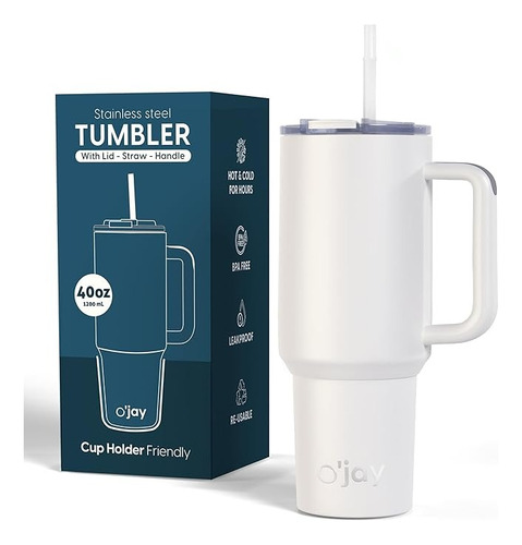 Vaso O'jay Insulated Original 40 Oz Acero Inoxidab Anti Fuga