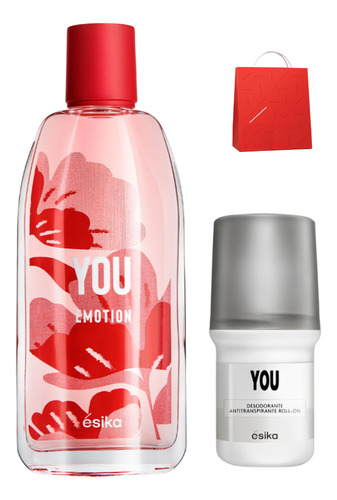 Set You Emotion Ésika Perfume + Deo + Bolsa De Regalo