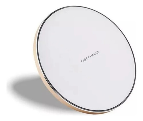 Cargador Inalámbrico Para Samsung Iphone Carga Rápida 15w Blanco
