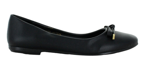 Been Class Balerina Flat Fiesta Polipiel Negro Mujer 80086