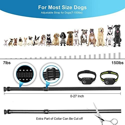 Collar Recargable Para Ladridos De Perro Con Vibracion