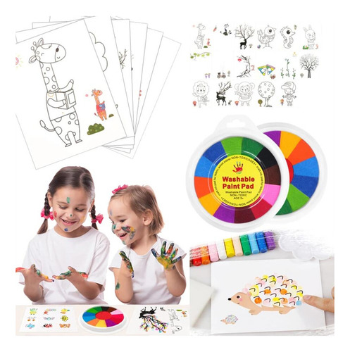 Divertido Juguete Montessori For Dibujar Con Los Dedos