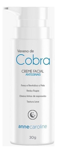 Antirrugas Veneno De Cobra Anne Caroline 30g Noturno