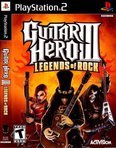 Guitar Hero 3 Legends Of Rock Ps2 + Brindejogo Playstation 2