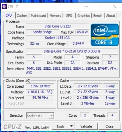 Processador Intel Core I3-2120 -3.30ghz Lga 1155 + Aircooler