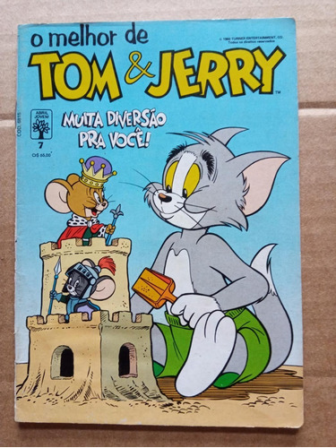 O Melhor De Tom & Jerry Nº 7 - Editora Abril - 1990