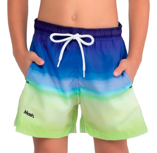 Shorts Bermuda Praia Infantil Estampado Tie Dye Mash