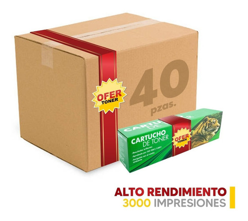 Caja 40 Pza Q2612x Toner 12x Compatible Con 4130