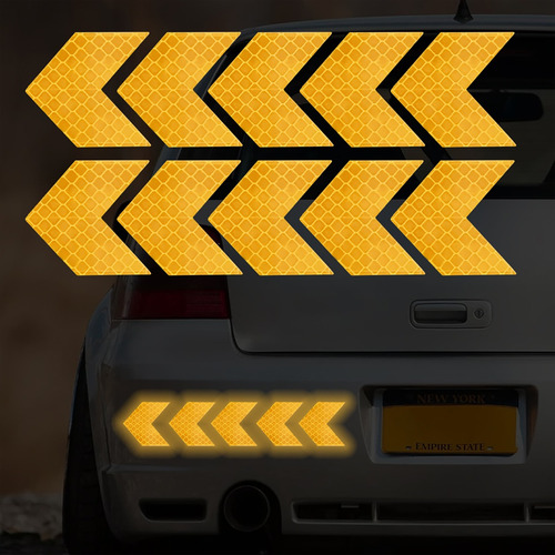 Adhesivo Anticolisión Con Tira Reflectante Para Coche De 100