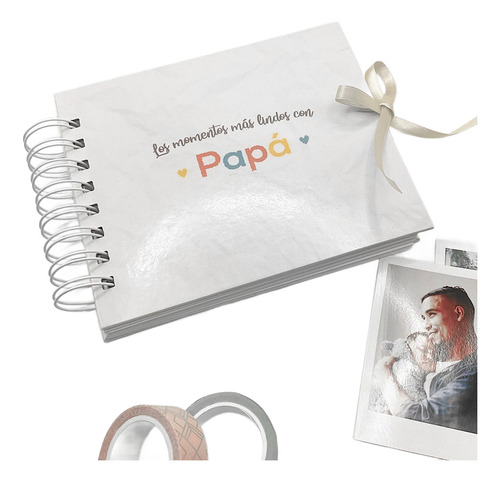 Álbum De Fotos Personalizado. Diseño Papá. Día Del Padre