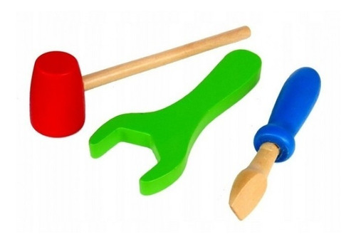 Imagen 4 de 10 de Set Carpintero De Madera Caja Herramientas Classic Educando