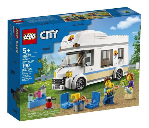 Lego Cidade 60283 City Trailer De Férias Com Bebê