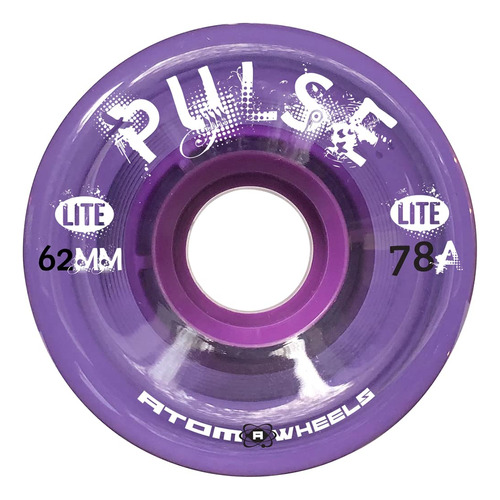 Atom Skate Pulse Outdoor Quad Roller Rueda Dureza 78a 2.559